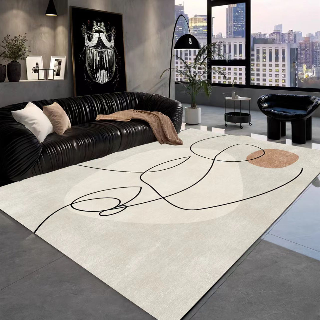 Abstract Art Area Rug Stornfield