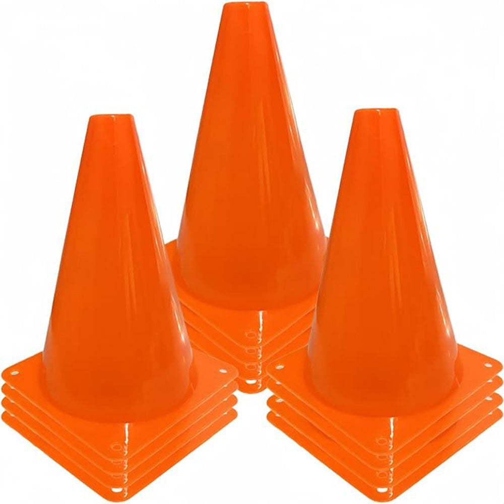 multi-piece flat-base training marker cones for soccer agility drills Stornfield