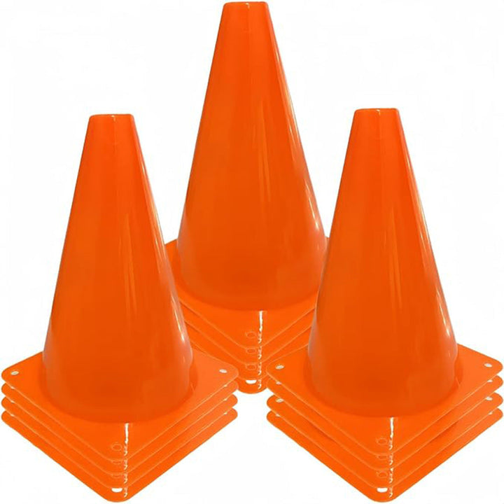 multi-piece flat-base training marker cones for soccer agility drills Stornfield