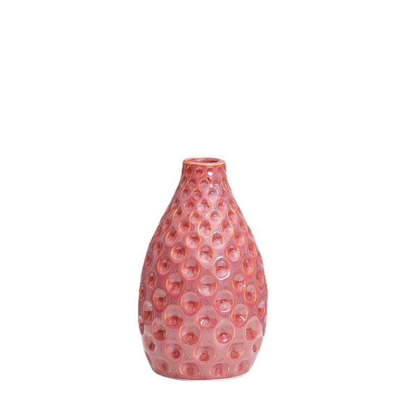 Textured Ceramic Decorative Vase Stornfeild