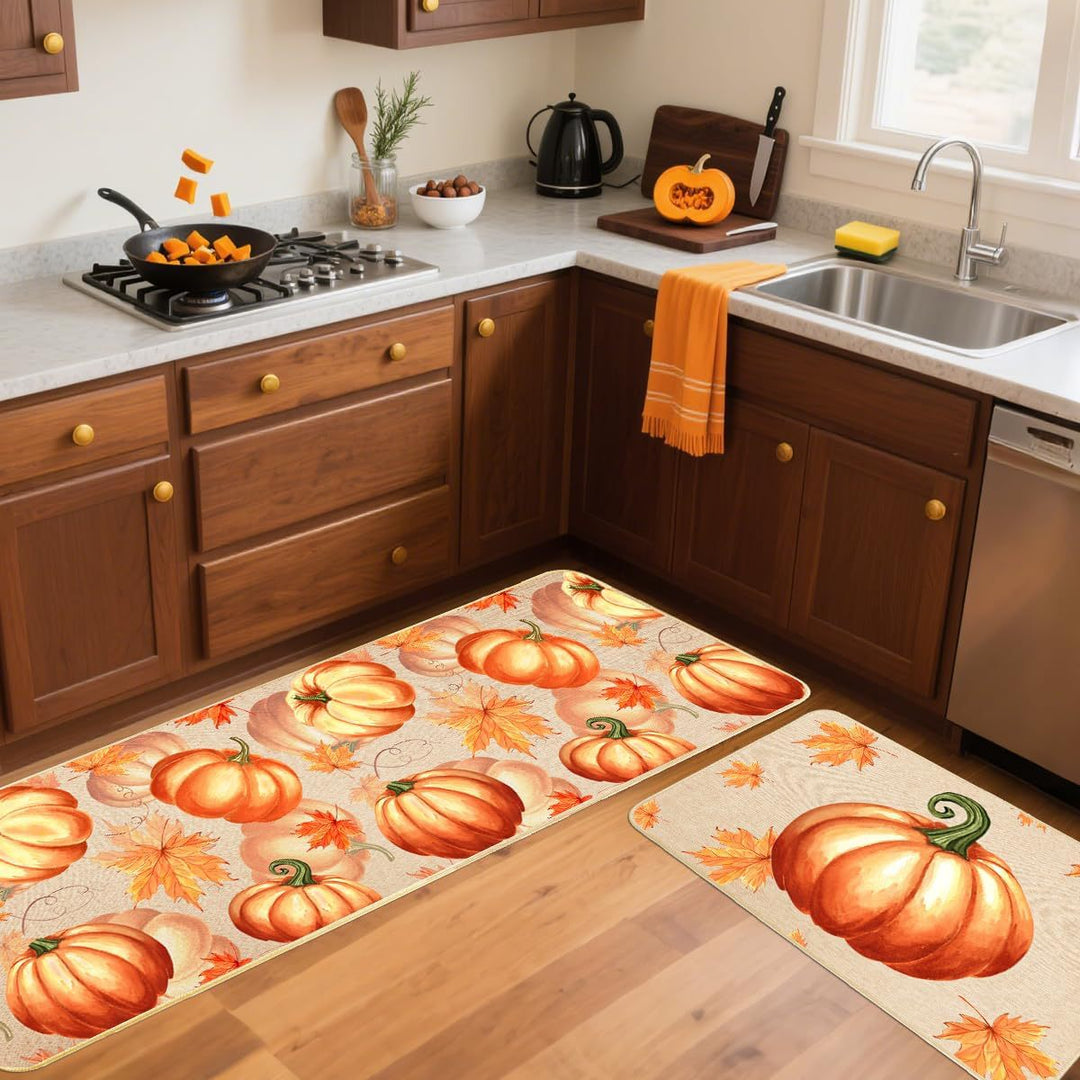 Seasonal Decorative Kitchen Mat Set