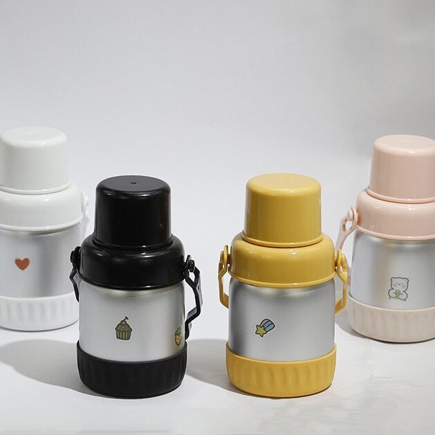Women insulated thermos bottle with colorful muffin motif Stornfield