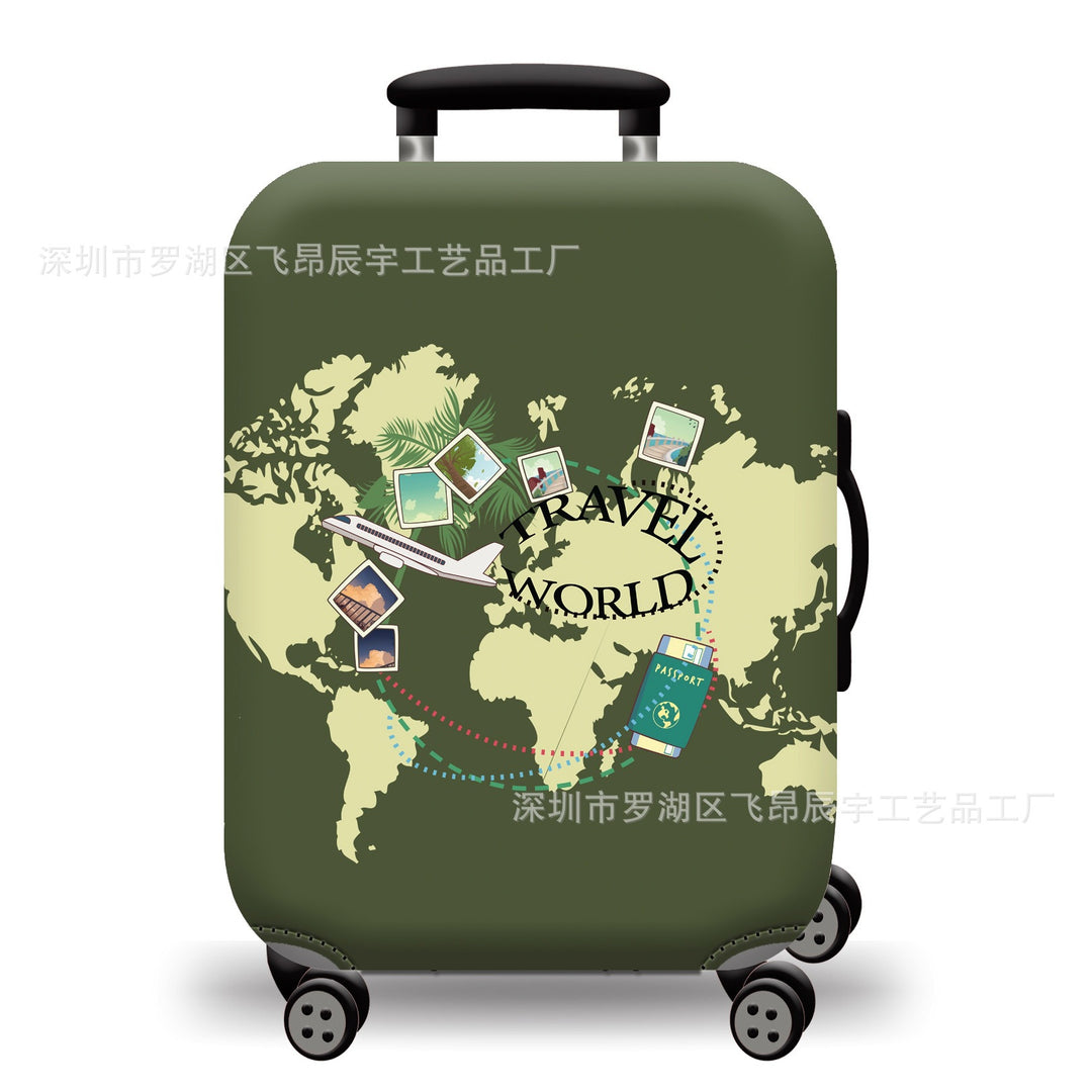 Hard Shell Luggage with Earth Design Stornfield