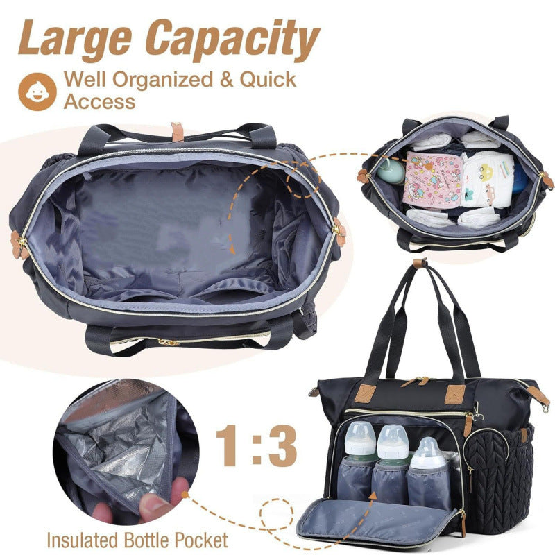 Elegant diaper bag with insulated compartments Stornfield