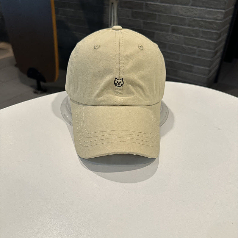 Women's Casual Cat Embroidered Baseball Cap Stornfield