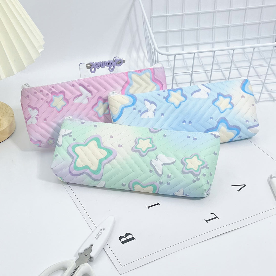 Quilted Butterfly Print Pencil Case Stornfield