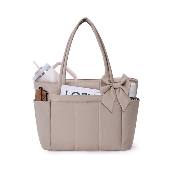 Elegant tote bag with bow design Stornfield