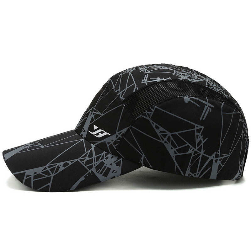 Women’s sporty running cap with stunning geometric pattern Stornfield