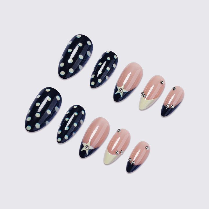 Creative Polka Dot Press-On Nails Set Stornfield