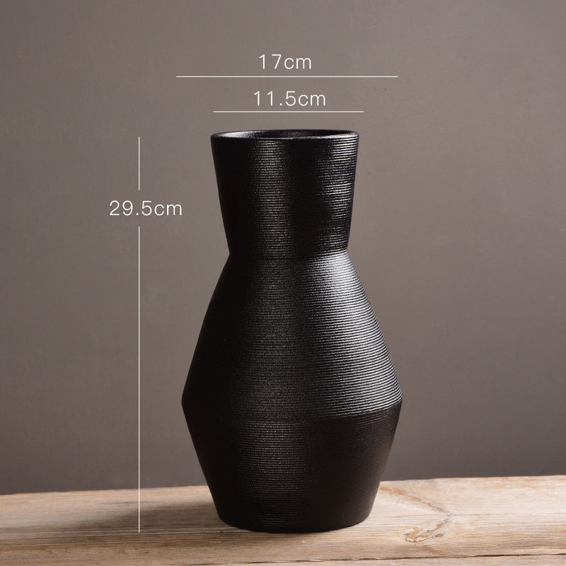 Textured Statement Ceramic Vase