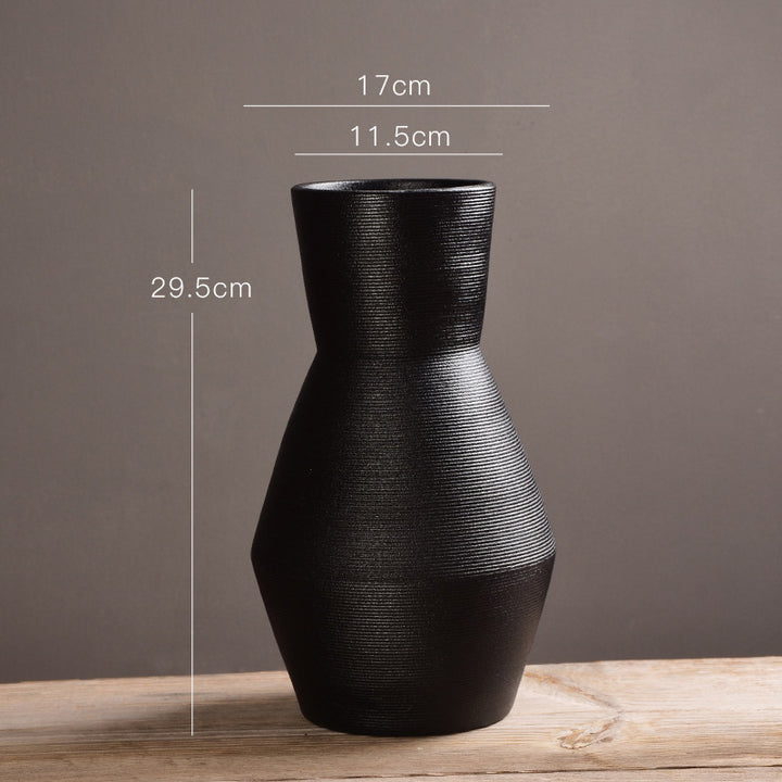 Textured Statement Ceramic Vase