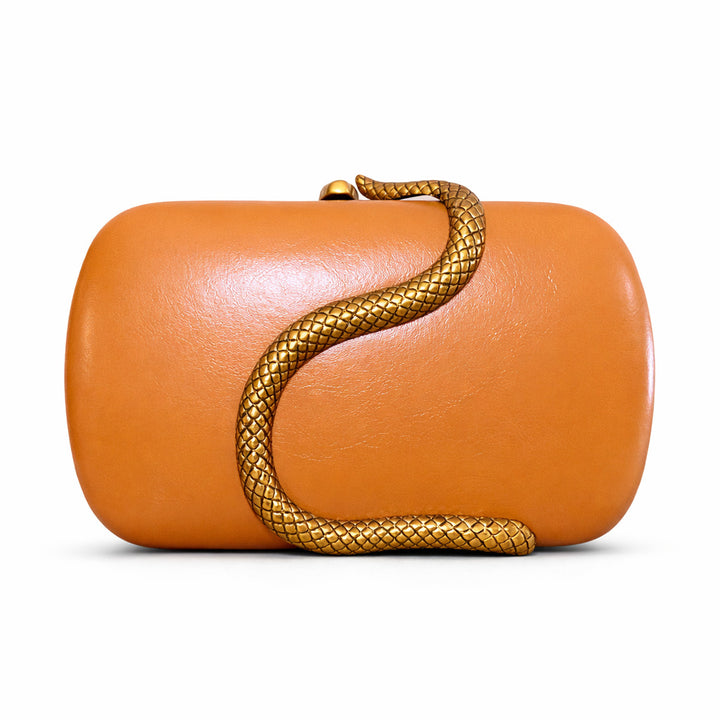 Structured Chain Handle Handbag