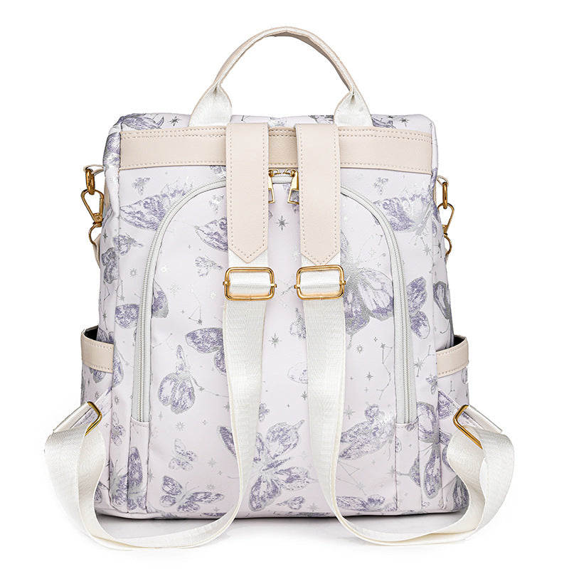 Stylish Butterfly Print Backpack Stornfield