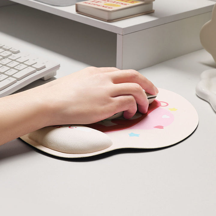 Cartoon-Themed Mouse Wrist Support Pad