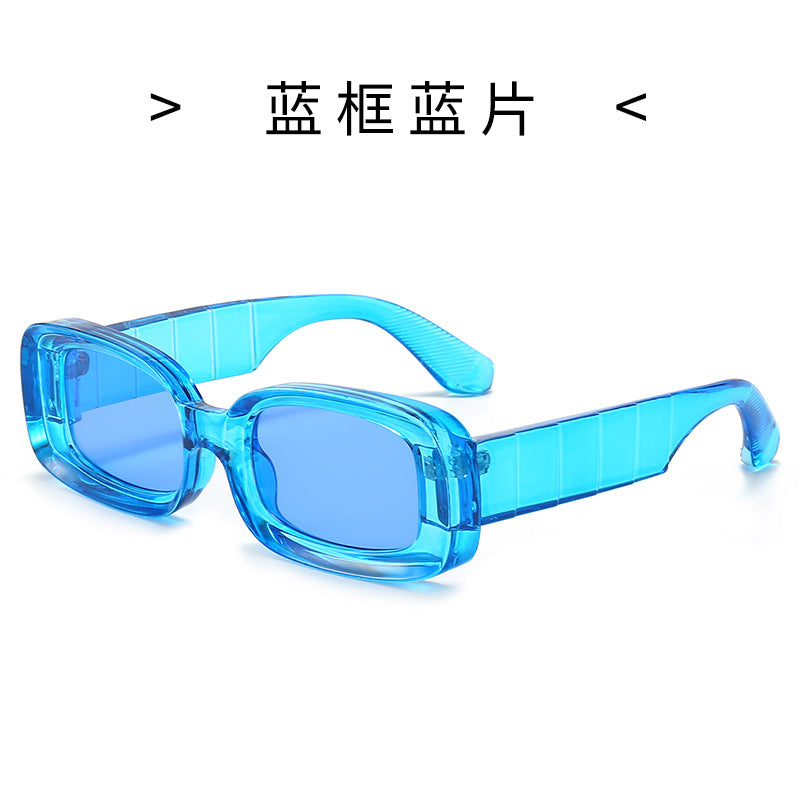 Women's Square Sunglasses with Transparent Frame Stornfield