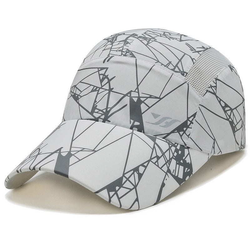Women’s sporty running cap with stunning geometric pattern Stornfield