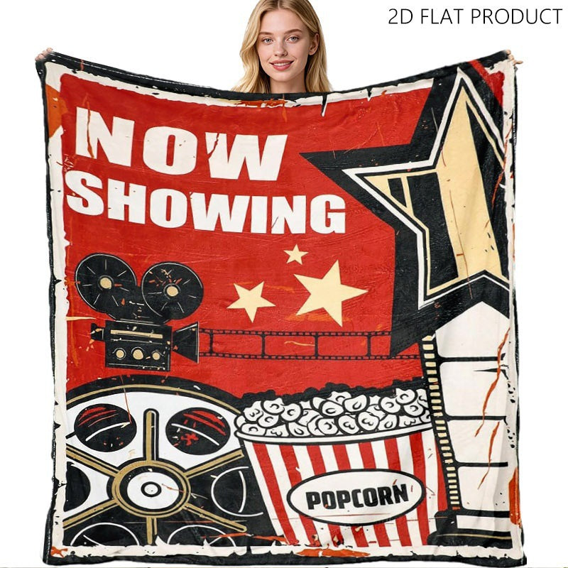 Artistic Butterfly-Inspired Fleece Blanket