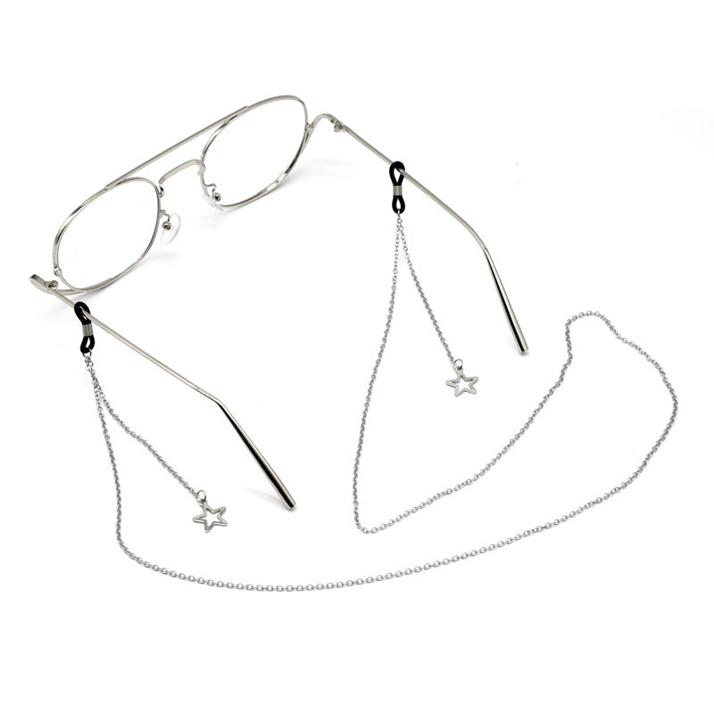 Elegant Star-Accented Eyewear Chain Stornfield