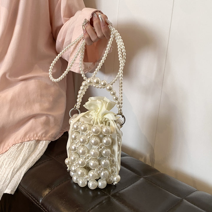 Pearl-Embellished Mini Bag