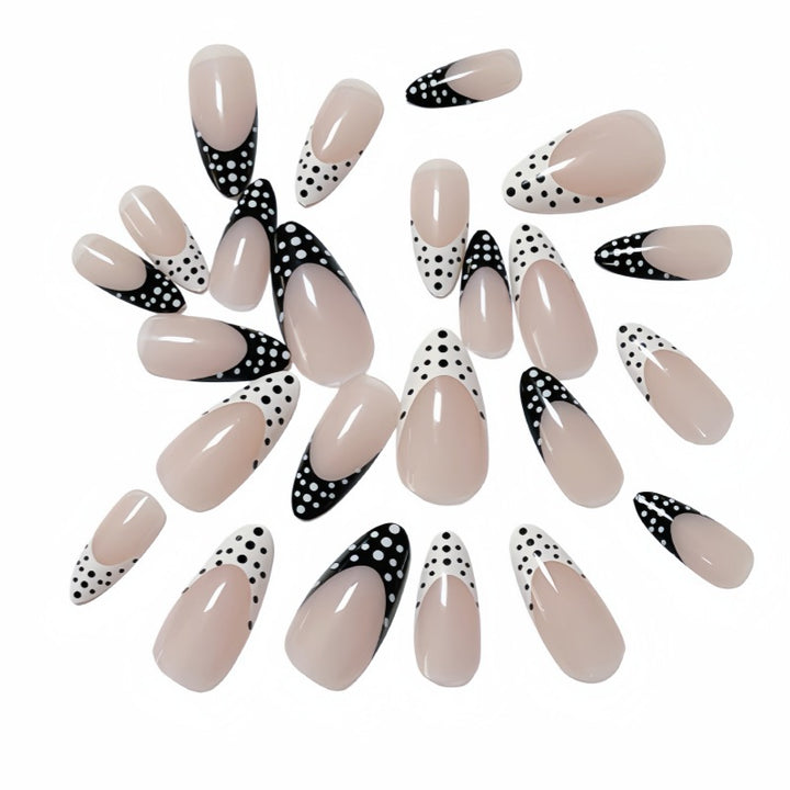 Stylish Polka Dot Press-On Nail Design Stornfield