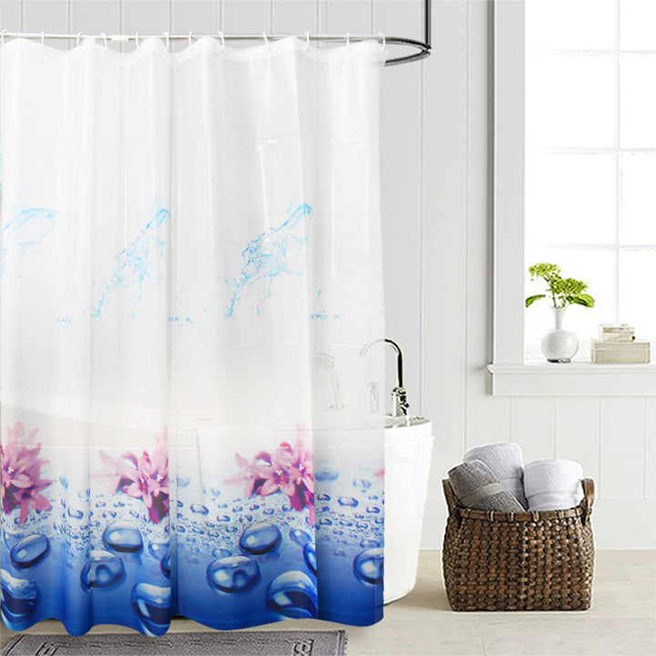 Floral Water-Resistant Shower Curtain Stornfield