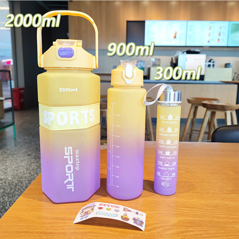 Women's Sports Water Bottle with Motivational Scales Stornfield
