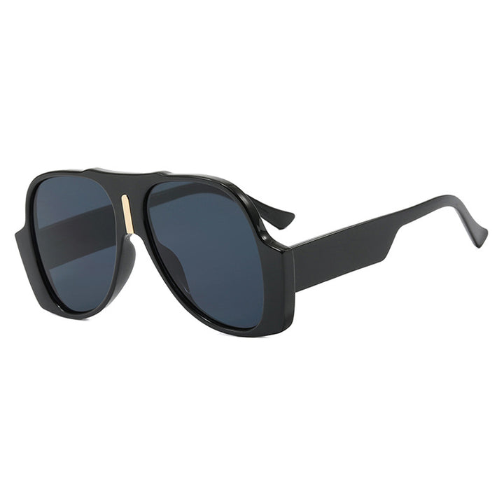 Women's square sunglasses with unique animal pattern frame and UV protection Stornfield