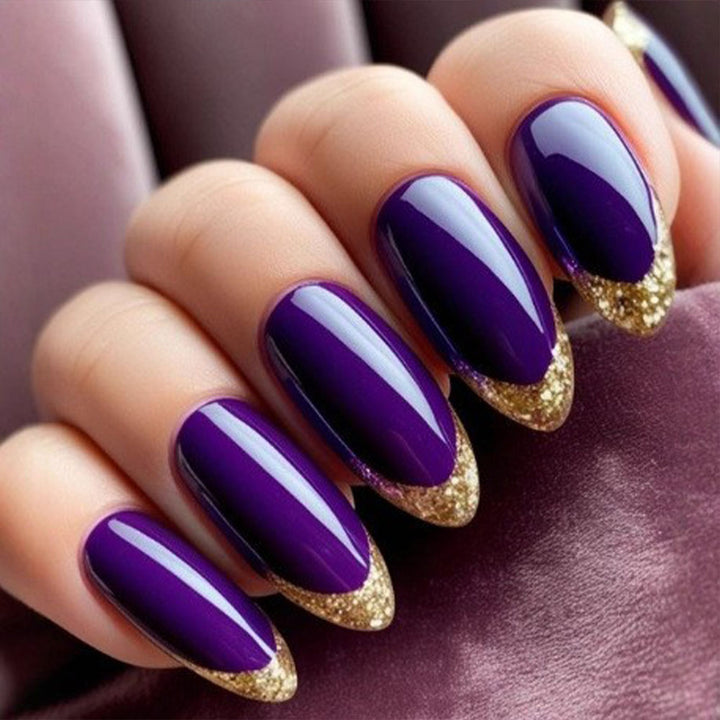 Artificial nails with glitter tip Stornfield
