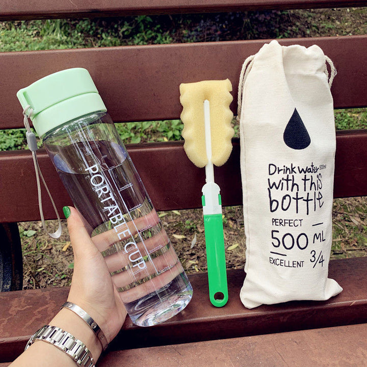 Women's portable water bottle with practical cleaning system Stornfield