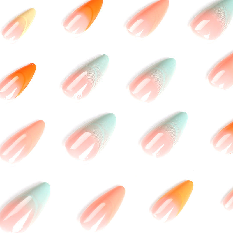 Artificial Nail Tips with Gradient Stornfield