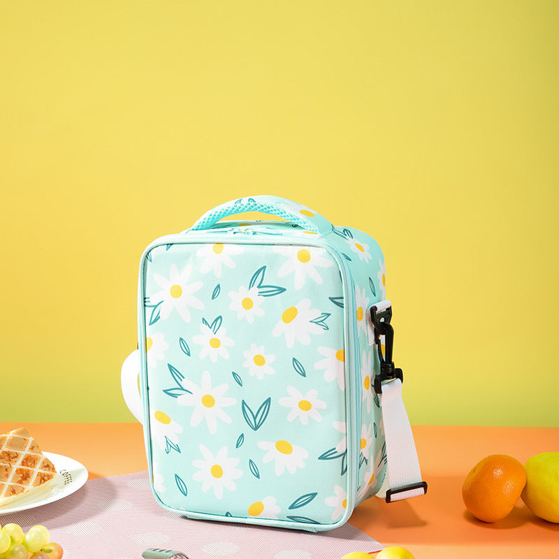 Insulated Floral Lunch Bag