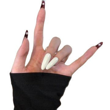 Glamorous artificial nails with elegant accents Stornfield