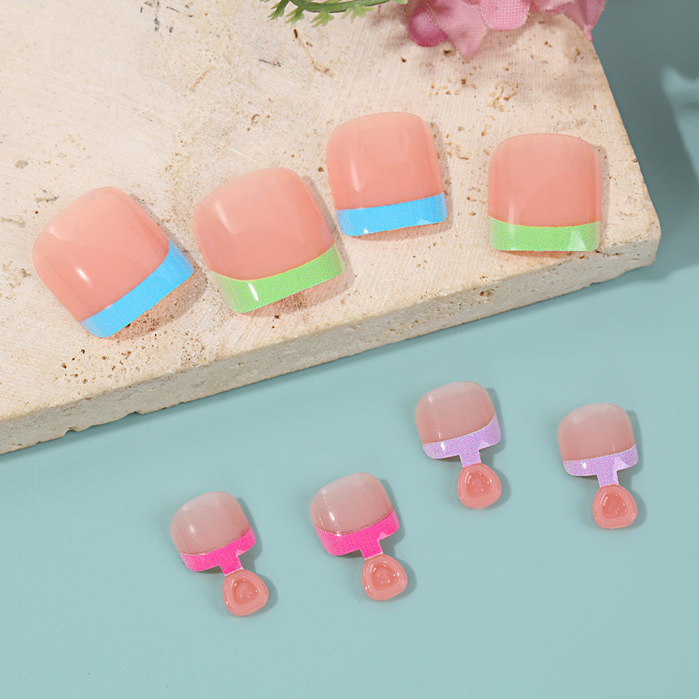 Creative nail set with colorful artificial nails Stornfield