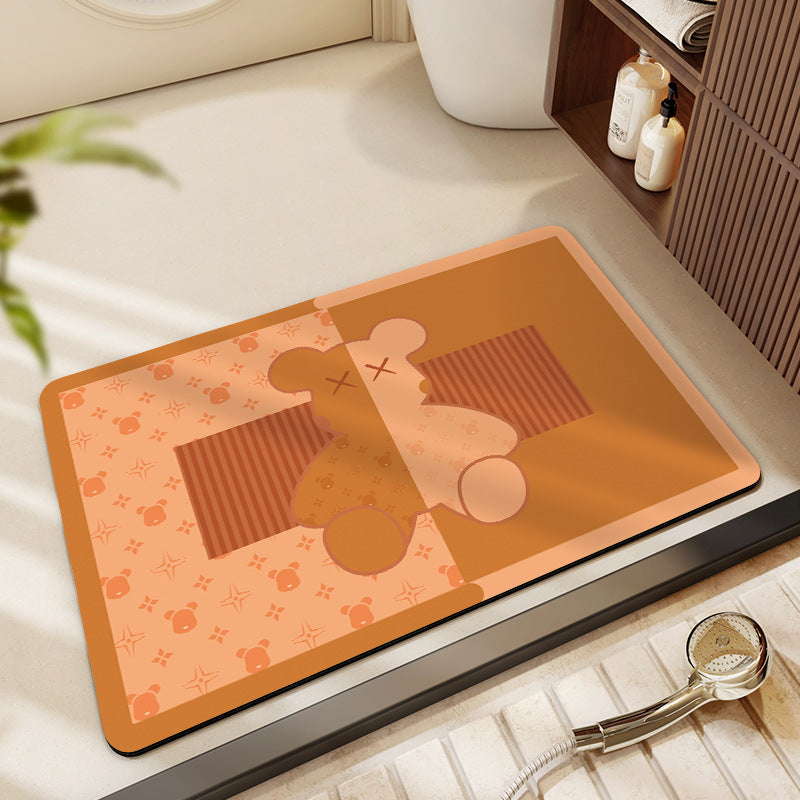 Cute Cartoon-Themed Bath Mat Stornfield