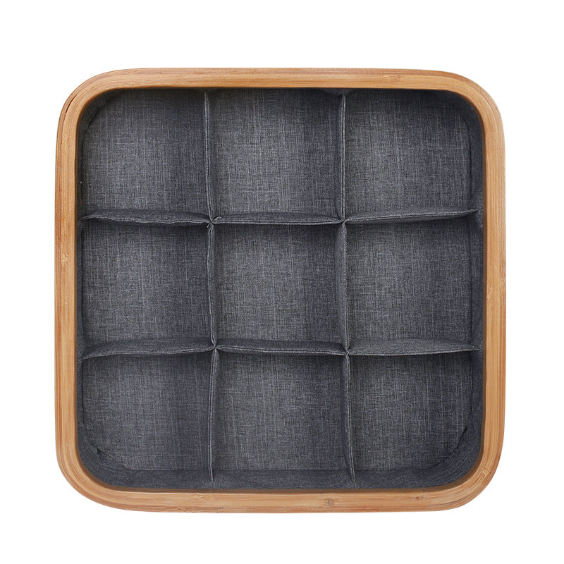 Multi-Sectional Bamboo Storage Tray Stornfield