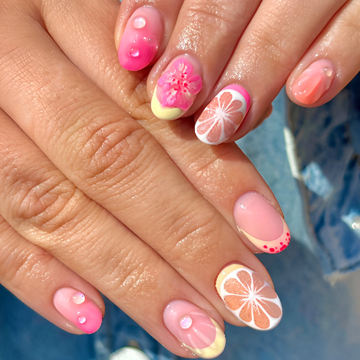 Tropical Floral Nail Art Set Stornfield