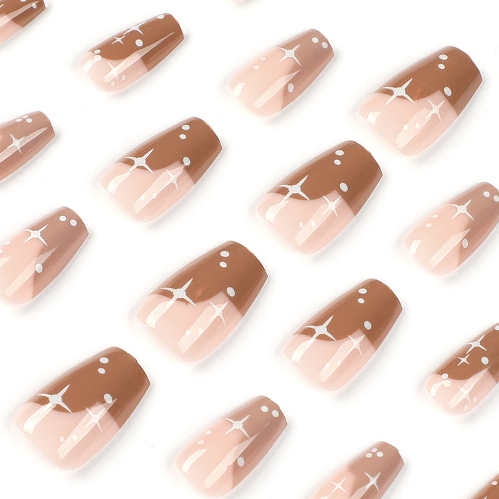 Artful Nail Extensions with Modern Color Design Stornfield