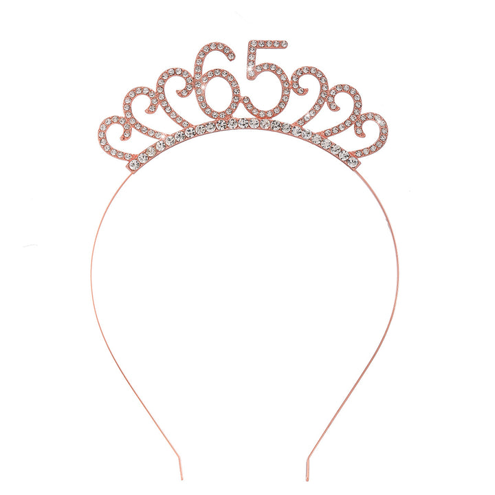 Ladies Crystal Tiara with Custom Designed Number Motif Stornfield