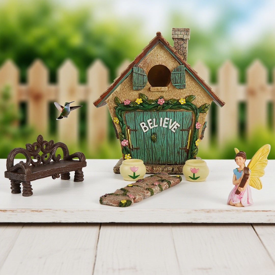 Fairy Garden Miniature Decor Set