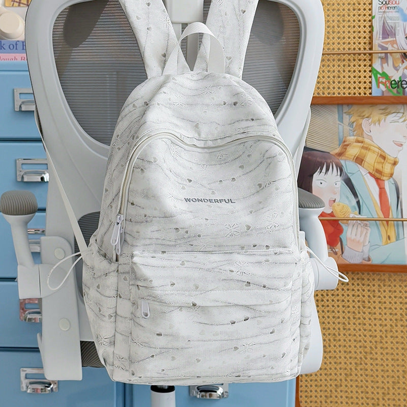 Stylish Heart Pattern Backpack Stornfield