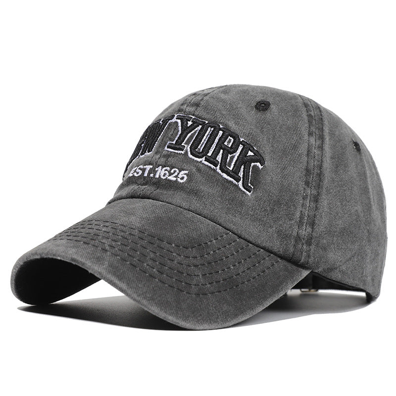 Men's Distressed Embroidered Dad Hat Stornfield