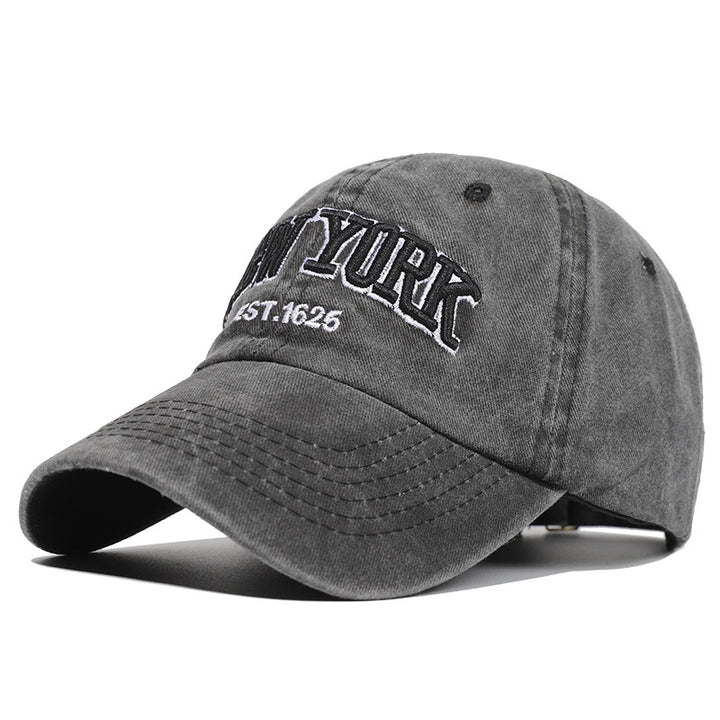 Men's Distressed Embroidered Dad Hat Stornfield
