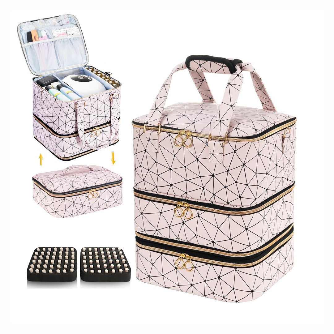 Cosmetic storage bag with multiple compartments Stornfield