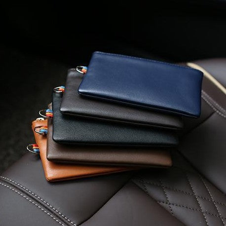 Zippered Leather Cardholder Stornfield