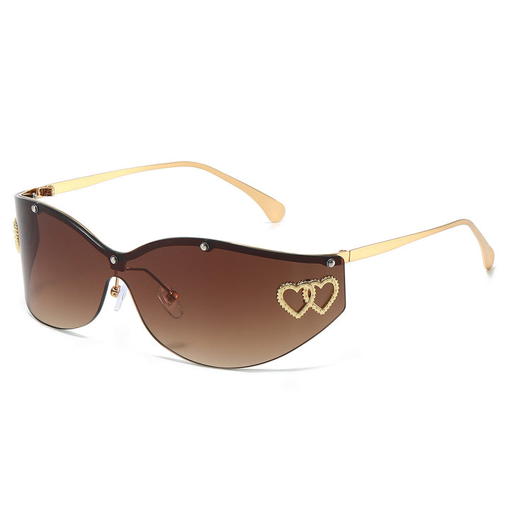 Fashion-Forward Avant-Garde Shield Sunglasses Stornfield