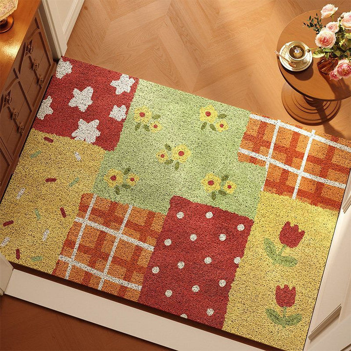 Decorative Floral Entry Mat