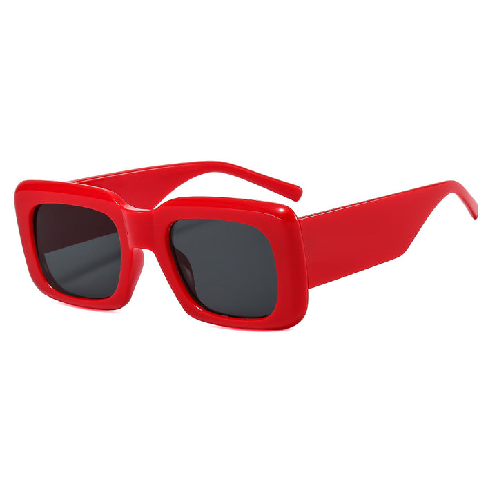 Women oversized sunglasses with square frame and transparent design Stornfield