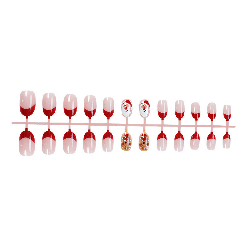 Christmas art nail set with festive designs Stornfield