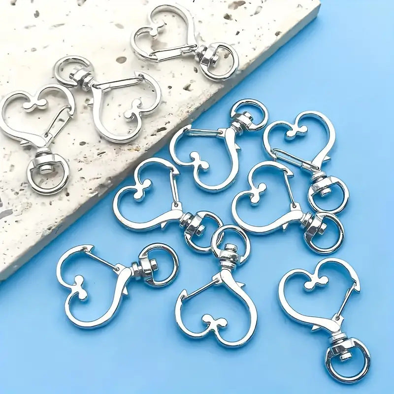 Heart-Shaped Snap Hook Clips Stornfield
