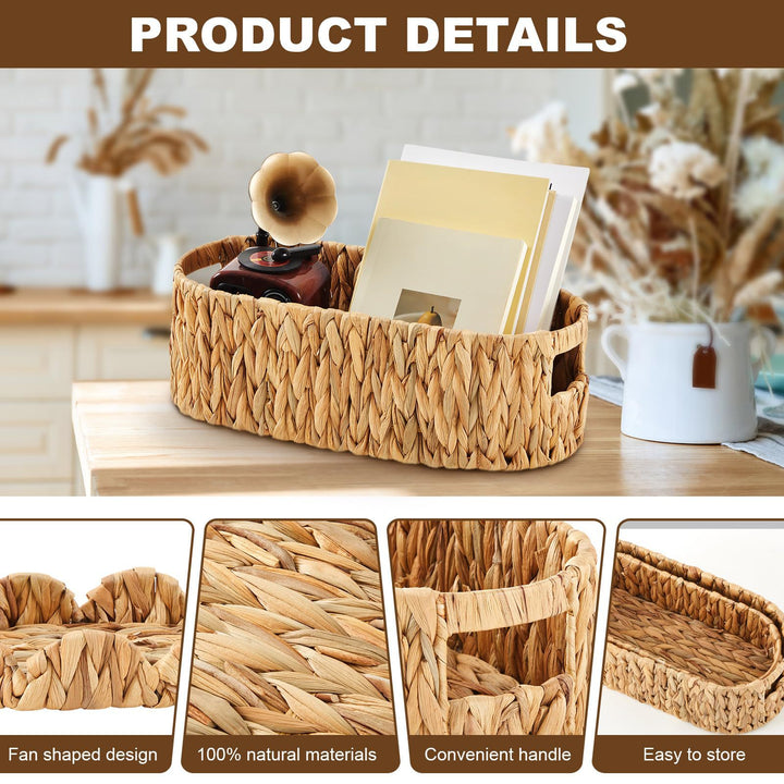 Oval Woven Storage Basket Stornfield